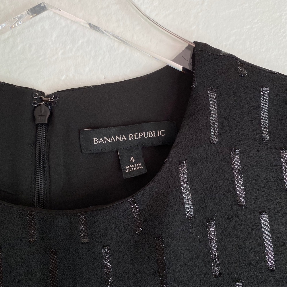 BANANA REPUBLIC Shimmer Shift Dress Sz 4